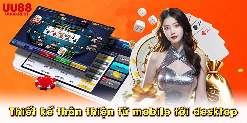 Thiết kế thân thiện từ mobile tới desktop